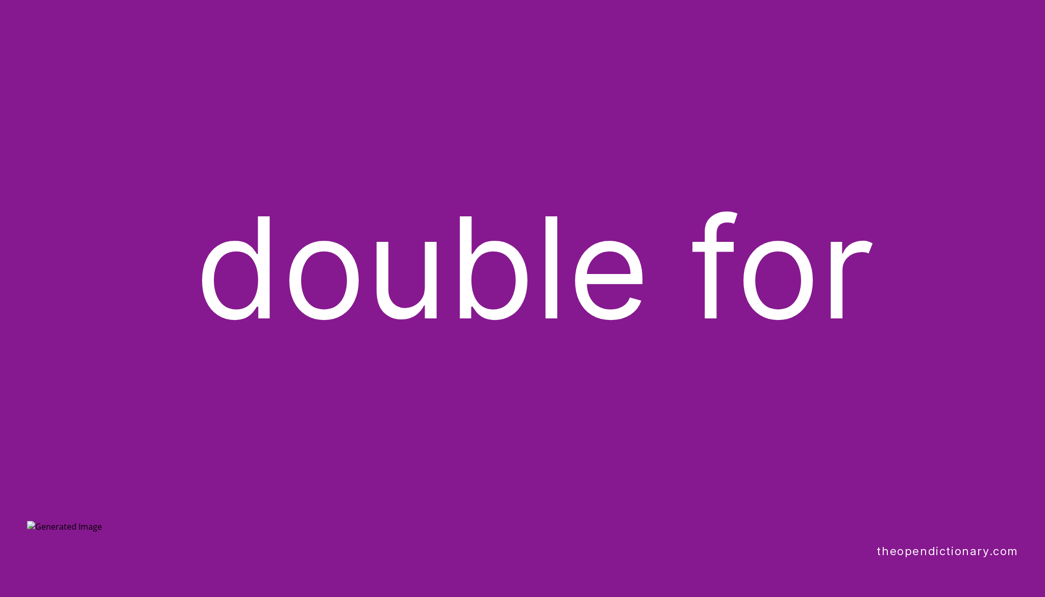 double-for-phrasal-verb-double-for-definition-meaning-and-example